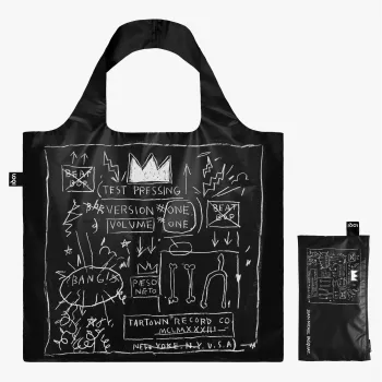 Taška LOQI Basquiat – Crown čierna