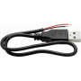 Omnitronic USB-A na 2x otvorené konce kábla, 30 cm (30222100)