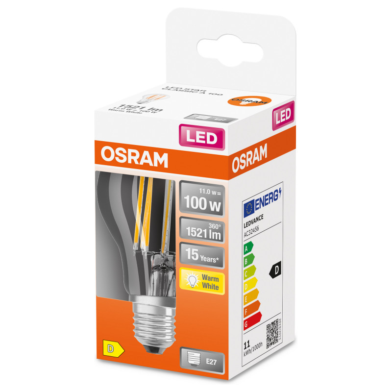 Osram LED žiarovka 11 W teplá biela