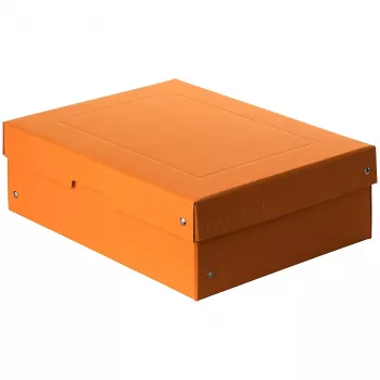 FALKEN PURE krabica na ukladanie 1250 listov pastelovo oranžová 24,0 x 32,0 x 10,0 cm