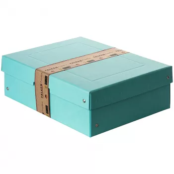 FALKEN PURE krabica na ukladanie 1250 listov pastelovo modrá 24,0 x 32,0 x 10,0 cm