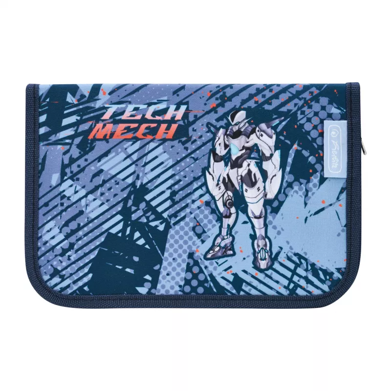herlitz Tech Mech peračník, 31-dielny z polyesteru, rozmery: (Š)205 x (H)140 x (V)38 mm, 2 chlopne