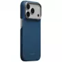 PITAKA Edge Case Argyle MagSafe puzdro pre iPhone 18 Pro / 17 Pro, polnočná modrá
