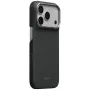 PITAKA Edge Case Argyle MagSafe puzdro pre iPhone 18 Pro / 17 Pro, čierna bazaltová