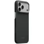 PITAKA Edge Case Argyle MagSafe puzdro pre iPhone 18 Pro Max / 17 Pro Max, čierna bazaltová