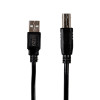 Gizzu USB 2.0 kábel k tlačiarni USB-A na USB-B, 1,5 m, čierny (GCPU2AB15)