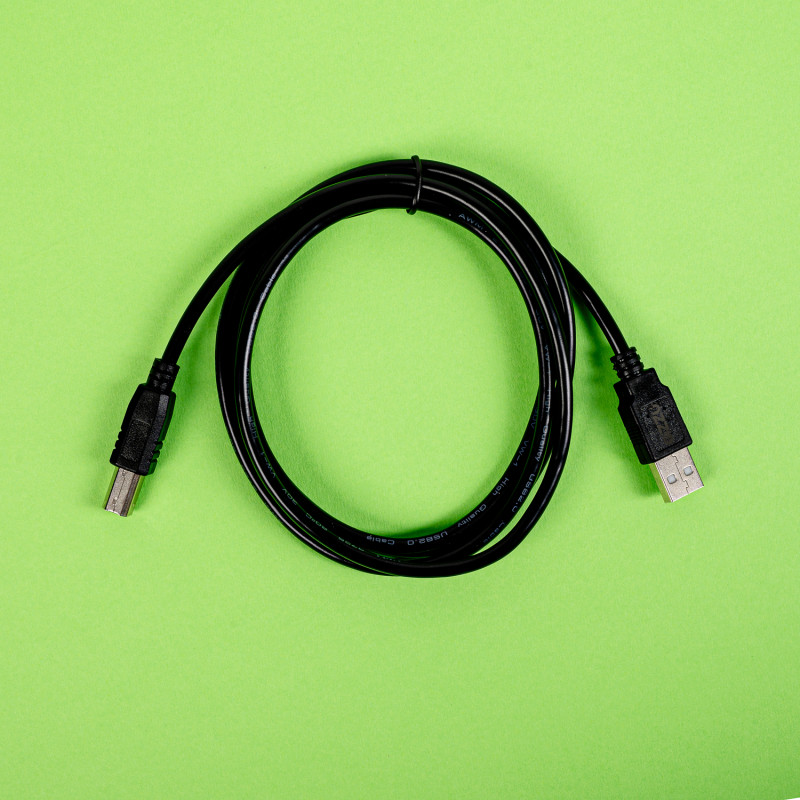 Gizzu USB 2.0 kábel k tlačiarni USB-A na USB-B, 1,5 m, čierny (GCPU2AB15)