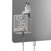 SHARGE Pixel 140 GaN nabíjačka, 140W, 3x USB-C, Dot-Matrix displej - biela