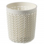Curver Knit S okrúhly kôš Ø10x11 cm, biely