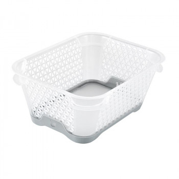 Keeeper mini košík A7 Jonas 16x12x7cm priehľadný/sivý