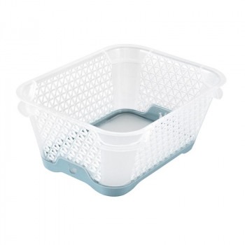 Keeeper mini košík A7 Jonas 16x12x7cm priehľadný/modrý