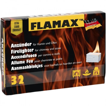 Flamax parafínové podpaľovače, 32 kusov (1318101)