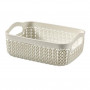 Curver Knit Basket A6, 19x14x7 cm, biely