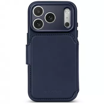 Decoded Leather Detachable Wallet kožené puzdro pre iPhone 18 Pro / 17 Pro, MagSafe, Midnight
