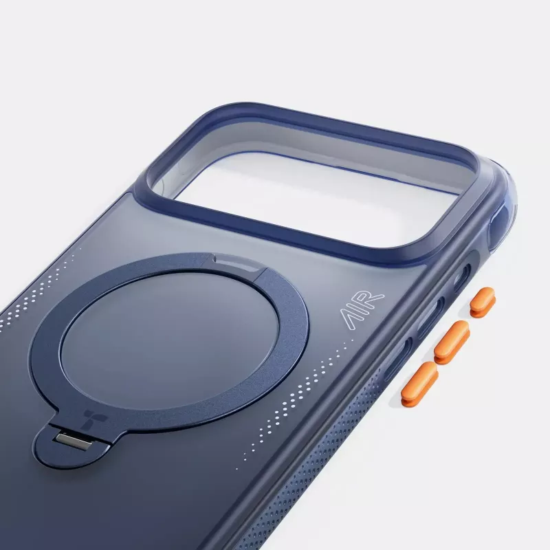 TORRAS Ostand Q3 Air – puzdro pre iPhone 18 Pro Max / 17 Pro Max, kompatibilné s MagSafe (deep blue)