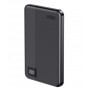 Ksix powerbanka Magslim 5000 mAh magnetická USB-C PD 20W digitálny displej čierna