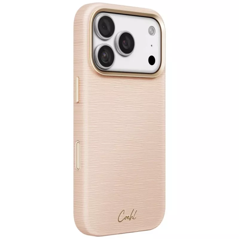 UNIQ Coehl Mirelle puzdro pre iPhone 18 Pro / 17 Pro magnetické nabíjanie ružové