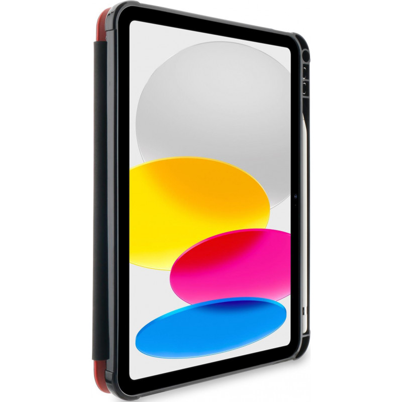 OtterBox React Series ultra tenké flip puzdro pre Apple iPad 10,9 palcov (10. generácia) – čierna/červená