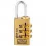 Burg-Wächter Combi-Lock 80 15M kombinovaný visiaci zámok, zlatý