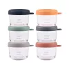 Beaba sada sklenených nádob s vekom 6 x 150 ml Sunrise color mix