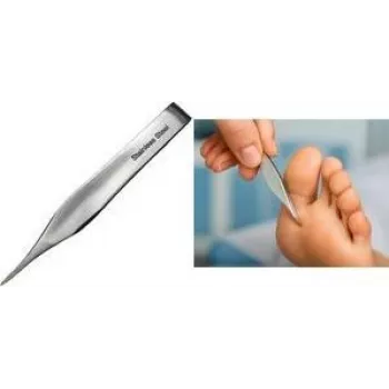 FIRST AID ONLY pinzeta na triesky, 144 mm, strieborná z nehrdzavejúcej ocele, na jemné uchopovanie a pridržiavanie