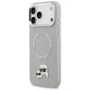 Puzdro Karl Lagerfeld Karl & Choupette Pins MagSafe pre iPhone 17 Pro sivá