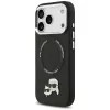 Puzdro Karl Lagerfeld Karl & Choupette Pins MagSafe pre iPhone 17 Pro Max čierna