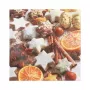 PAPSTAR „Cinnamon Stars“ vianočné obrúsky 330 x 330 mm, potlačené, 1/4 sklad, 3-vrstvové