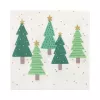 PAPSTAR „Winter Trees“ vianočné obrúsky 330 x 330 mm, potlačené, 1/4 sklad, 3-vrstvové