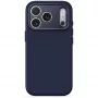 Decoded AntiMicrobial silikónové zadné puzdro pre iPhone 18 Pro / 17 Pro, MagSafe, Atlantic Blue