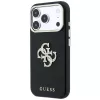 Guess hladké & veľké puzdro s logom zo strasov pre iPhone 18 Pro Max / 17 Pro Max, čierna