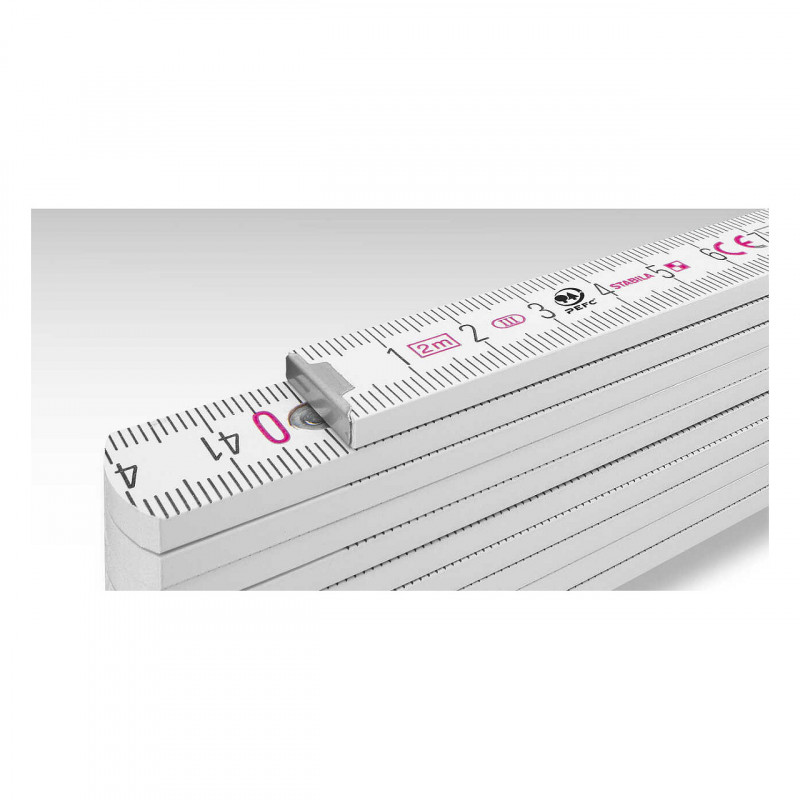 STABILA skladací meter Séria 400, Type 417, 14555, drevo 200 cm