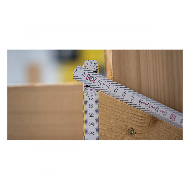 STABILA skladací meter Séria 400, Type 417, 14555, drevo 200 cm