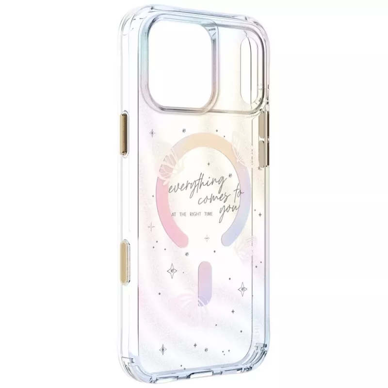 UNIQ Coehl Ellie puzdro pre iPhone 18 Pro Max / 17 Pro Max, magnetické nabíjanie, Prism Bloom