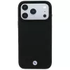 BMW Kevlar Metal Logo MagSafe puzdro pre iPhone 18 Pro / 17 Pro, čierna
