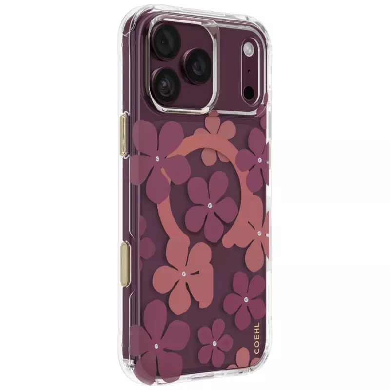 UNIQ Coehl Mila puzdro pre iPhone 18 Pro Max / 17 Pro Max, magnetické nabíjanie, bordová
