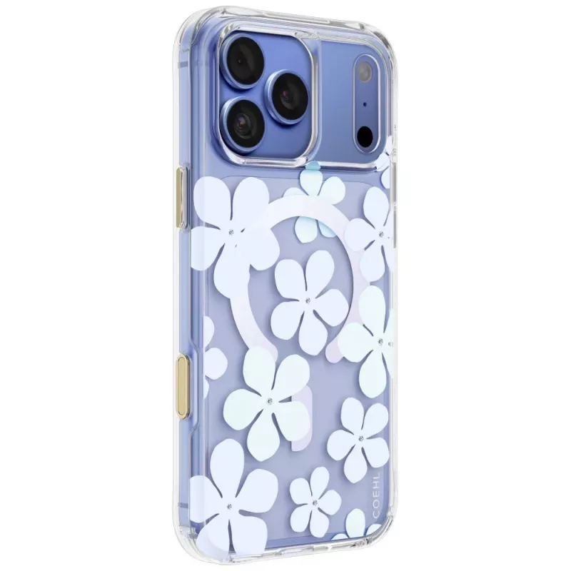 UNIQ Coehl Mila puzdro pre iPhone 18 Pro Max / 17 Pro Max, magnetické nabíjanie, modrá