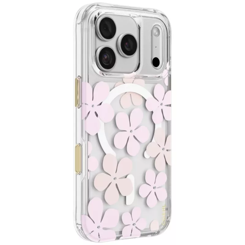 UNIQ Coehl Mila puzdro pre iPhone 18 Pro / 17 Pro, magnetické nabíjanie, ružová