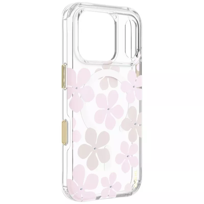 UNIQ Coehl Mila puzdro pre iPhone 18 Pro / 17 Pro, magnetické nabíjanie, ružová