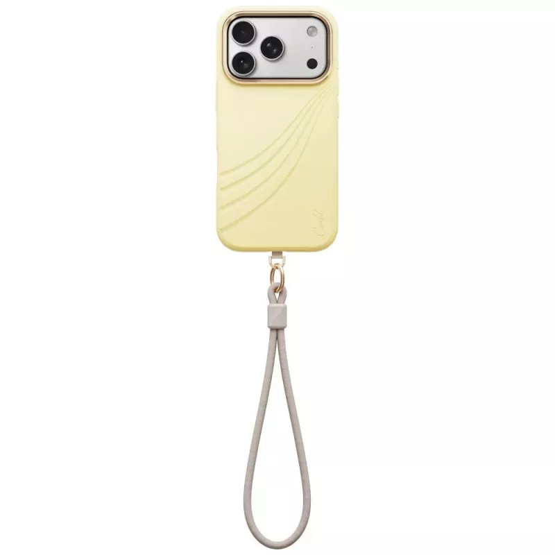 UNIQ Coehl Serina puzdro pre iPhone 18 Pro / 17 Pro, magnetické nabíjanie, žltá