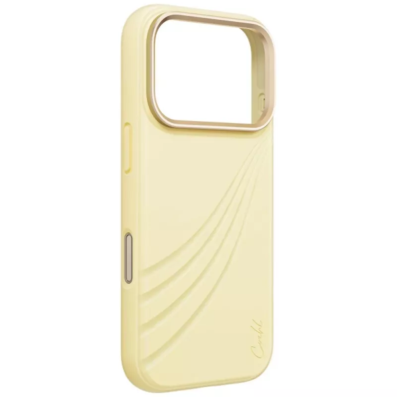 UNIQ Coehl Serina puzdro pre iPhone 18 Pro / 17 Pro, magnetické nabíjanie, žltá