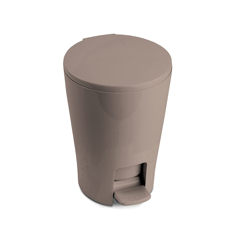 Tatay Diabolo kúpeľňový pedálový odpadkový kôš, 5 l, hnedý