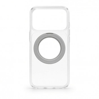 Evelatus Hybrid MagSafe puzdro s 360 kovovým stojanom pre Apple iPhone 18 Pro Max, PC+TPU, transparentné