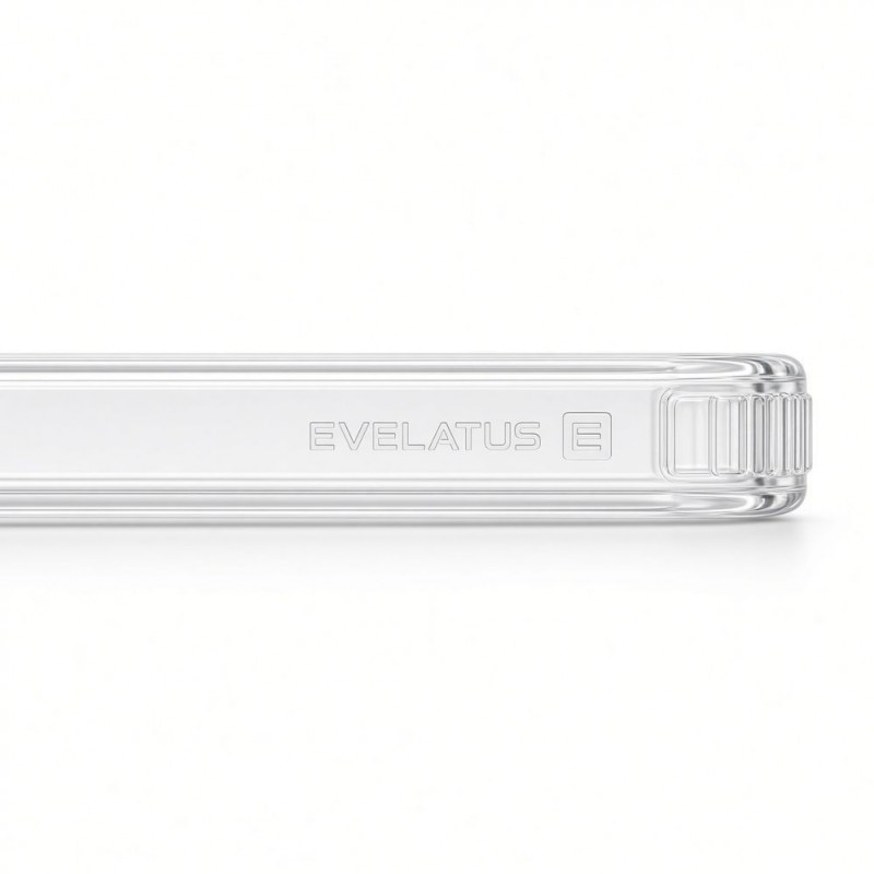Evelatus Hybrid MagSafe puzdro s 360 kovovým stojanom pre Apple iPhone 18 Pro Max, PC+TPU, transparentné