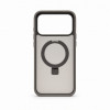 Evelatus Shield puzdro s MagSafe a stojanom pre Apple iPhone 18 Pro, matný prstenec, dymovo sivá
