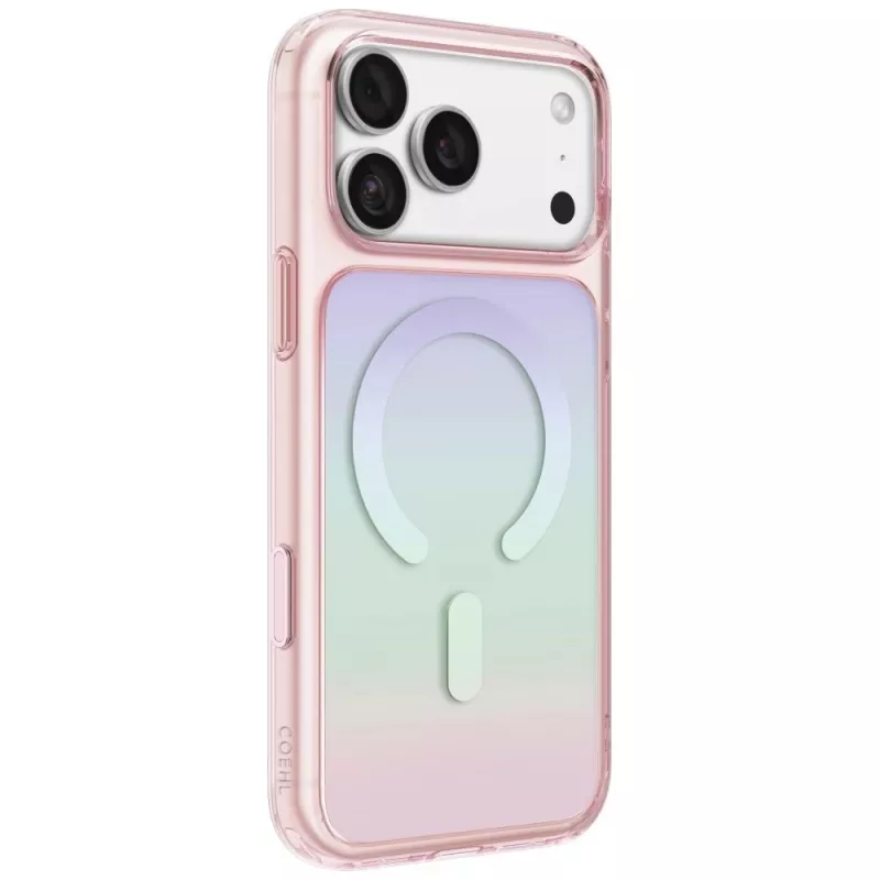 UNIQ Coehl Estelle puzdro pre iPhone 18 Pro / 17 Pro, magnetické nabíjanie, ružová