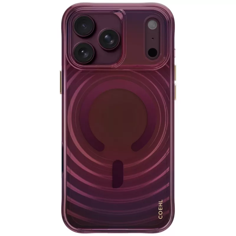 UNIQ Coehl Vela puzdro pre iPhone 18 Pro Max / 17 Pro Max, magnetické nabíjanie, bordová