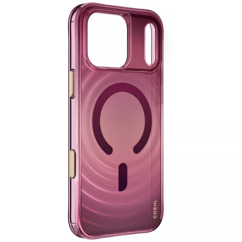 UNIQ Coehl Vela puzdro pre iPhone 18 Pro Max / 17 Pro Max, magnetické nabíjanie, bordová