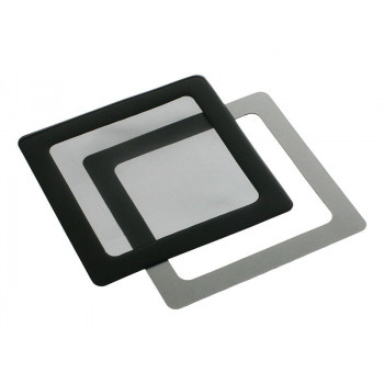 DEMCiflex prachový filter 120 mm, štvorcový, čierny (129,4 x 129,4 mm)