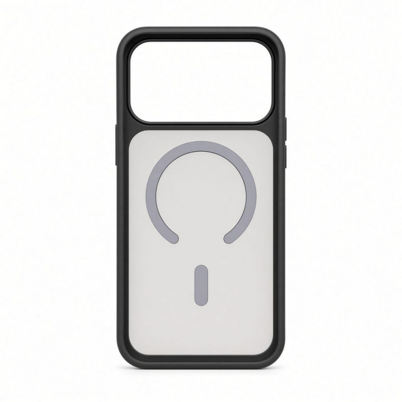 Evelatus Apple iPhone 18 Pro Max Silver-Shield Skin Feel 2-in-1 MagSafe kryt, matný dymovo sivý